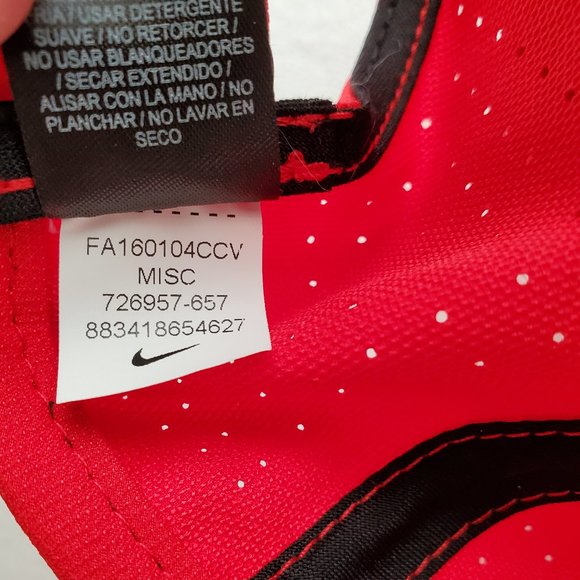 Nike Golf Hat Red Lightweight Breathable Adjustable - Picture 4 of 7